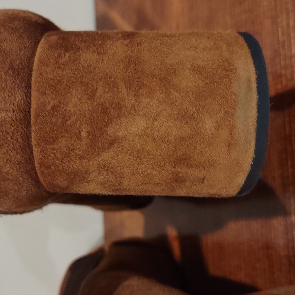 Prada Brown suede shoes. Camel color, heel - Picture 9 of 13